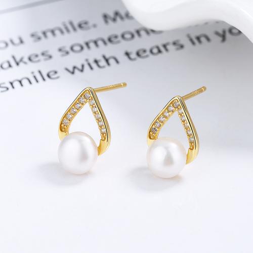 High end sterling silver fresh water pearl bridal drop earrings
