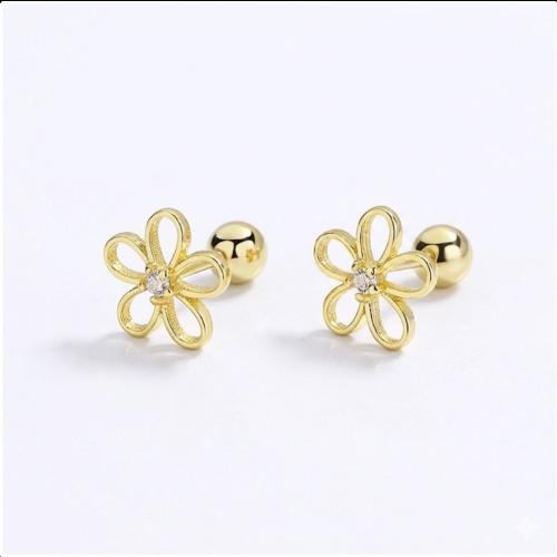 Hollow flower studs earring for baby girls Hollow flower studs earring for baby girls