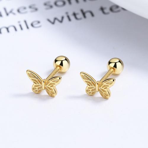 baby girls Hypoallergenic cute butterfly studs earring