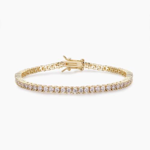  Iced Cubic Zirconia tennis bracelets for bridal jewelry - 副本