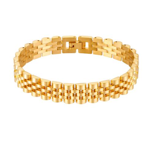 Punk waterproof chunky cuban link chain watch band bracelets