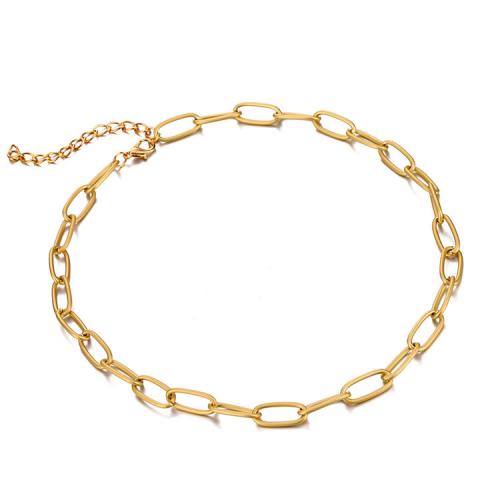 Timeless Modern thick link chain bracelet for women