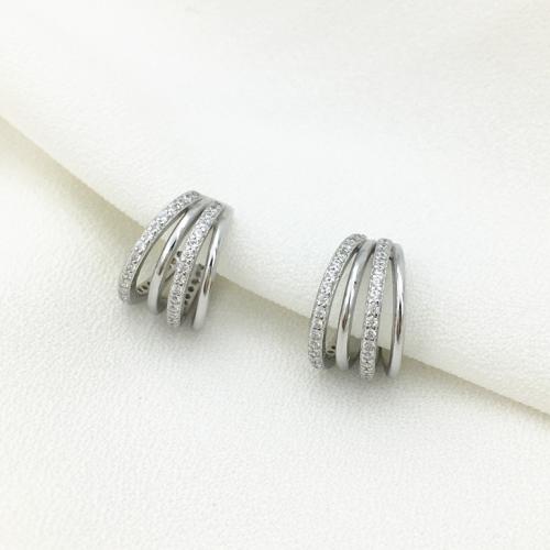 Wholesale 925 sterling silver triple cz ear cuff