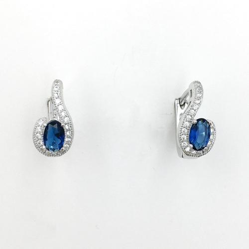 high quality sterling silver lock earrings for women