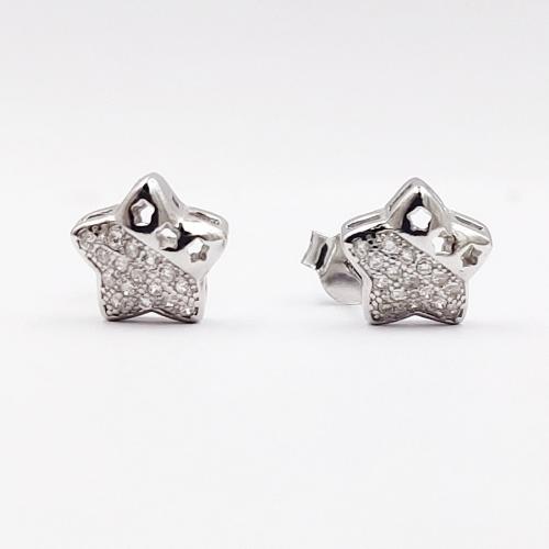 high quality sterling silver star post earring